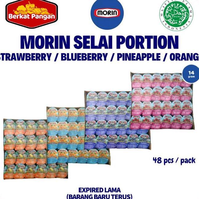 Mn Jam Mini Portion 14 Gr Selai Strawberry Blueberry Pine Orange Marmalade