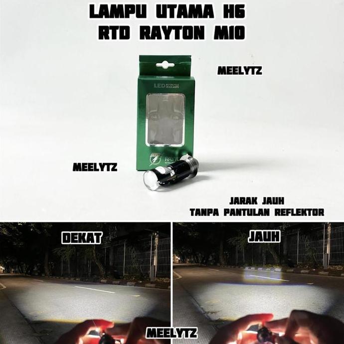 Rtd Rayton M10 -  Lampu Utama H6 Led