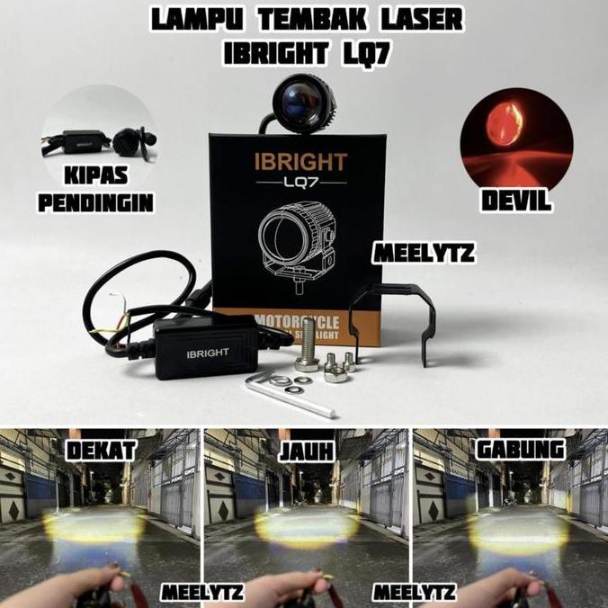 Ibright Lq7 - Lampu Tembak Laser