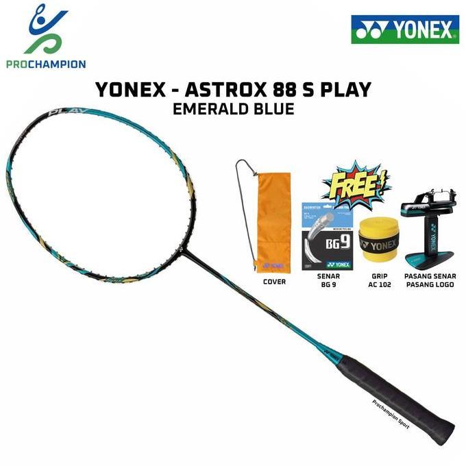YONEX ASTROX 88S PLAY / 88 S PLAY / AS88S-PL RAKET BADMINTON ORIGINAL