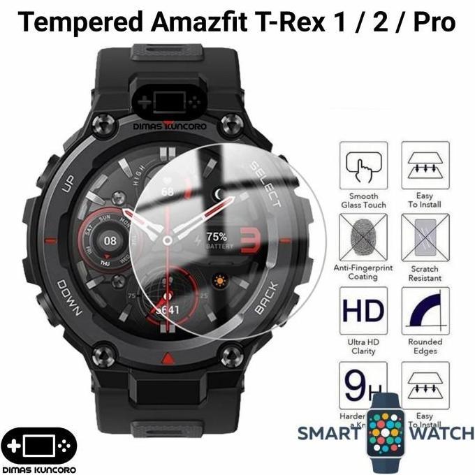 Tempered Amazfit T-Rex 1 2 PRO Anti Gores Screen Protector Glass T Rex