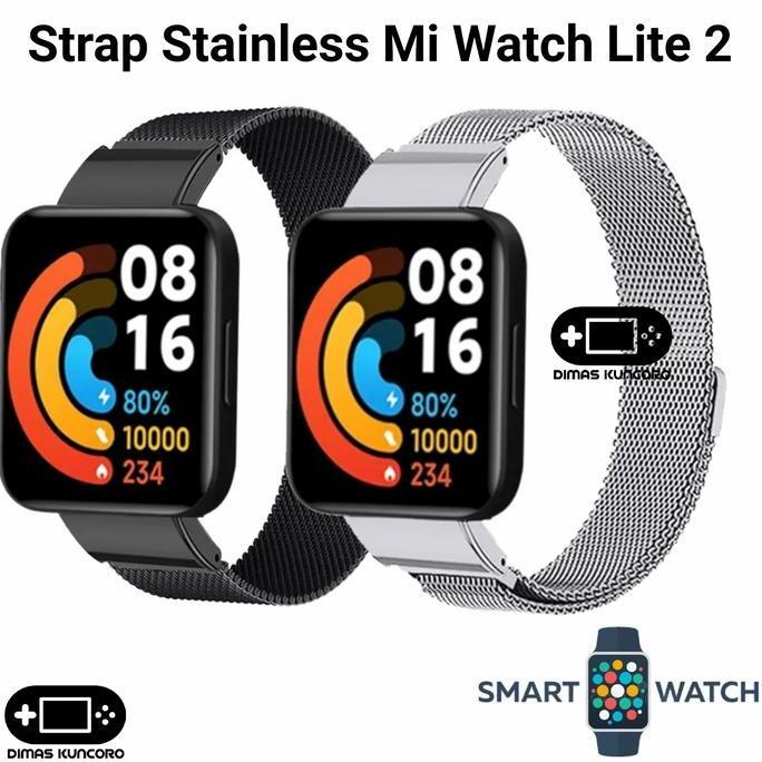 Strap Stainless Mi Watch Lite 2 tali jam steel xiaomi redmi watch lite 2 smartwatch