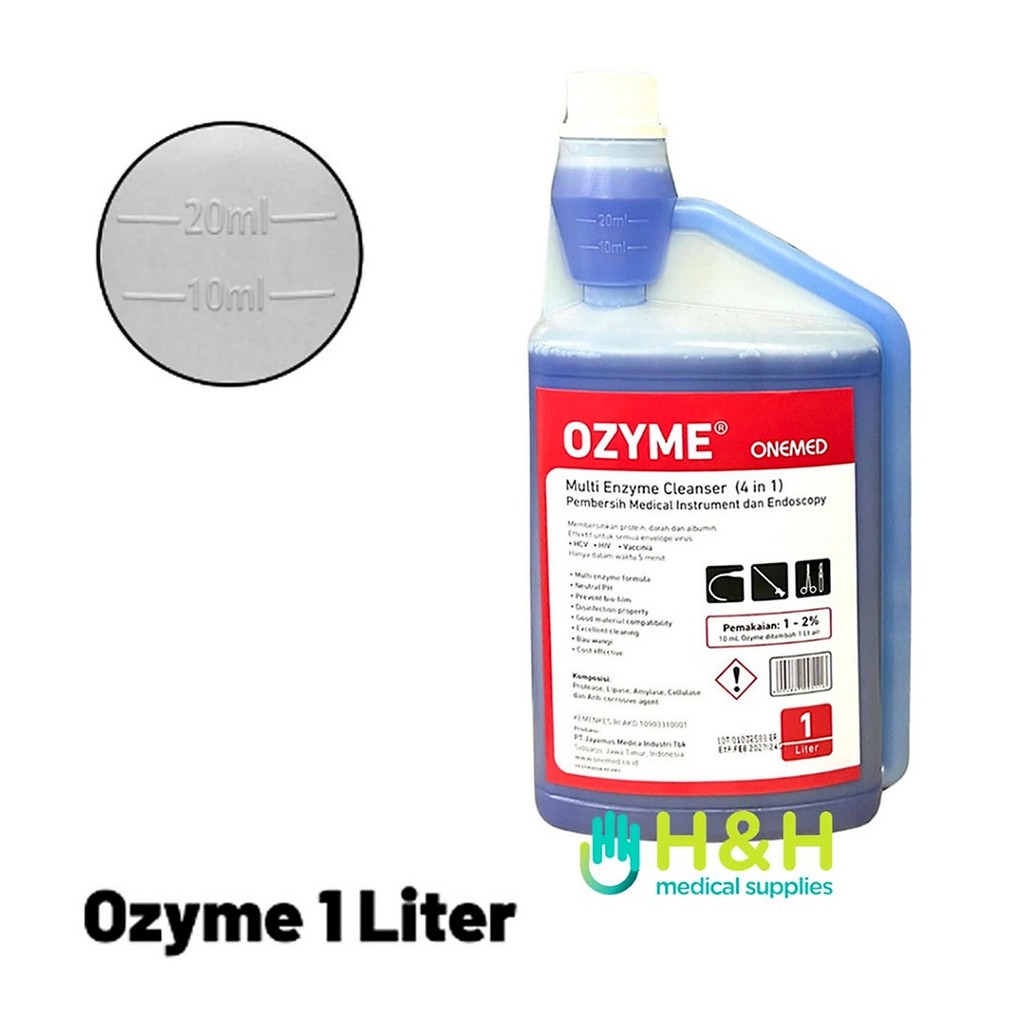 Ozyme 1 Liter / Pembersih Instrument Desinfektan Antiseptik