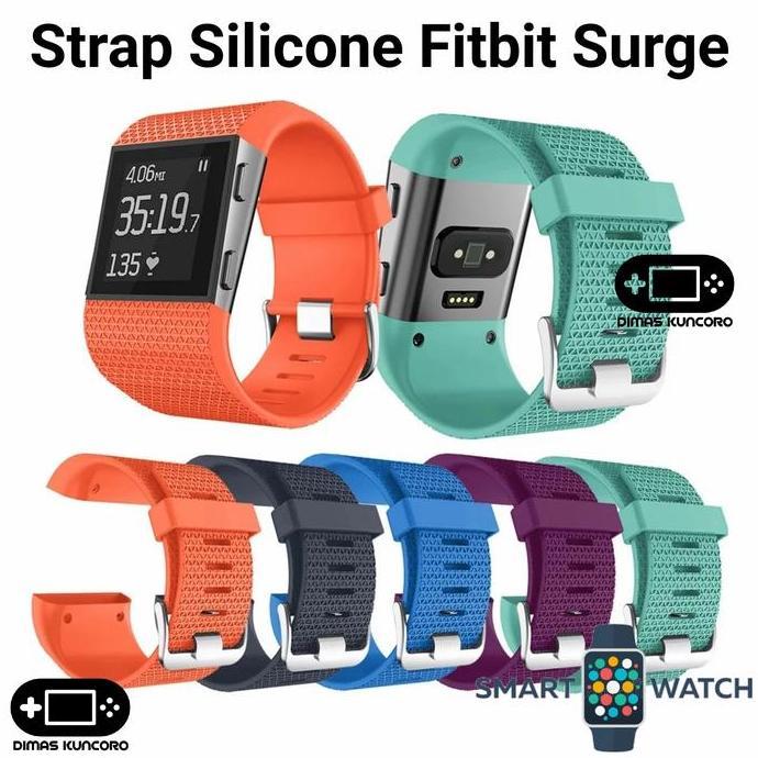 Strap Silicone Fitbit Surge Silikon Tali Jam Tangan Rubber Smartwatch