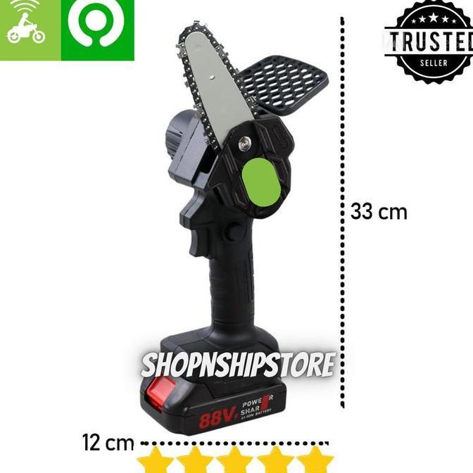 FIV Gergaji Listrik Mesin Senso Kayu Mini Cordless Portable Rechargeable