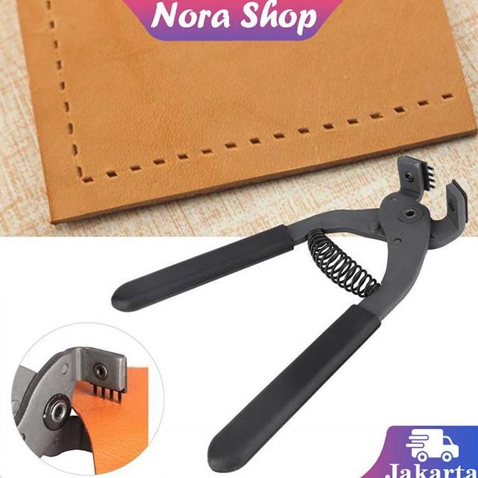NAU Tang Pembolong Kulit 4mm Punch Hole Kulit Leather Craft Hole Stitching Punch Alat Pelubang Kulit