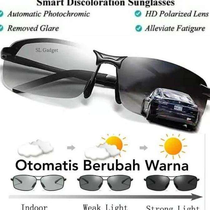 JANS EL POLARIZED / KACAMATA ANTI SILAU PHOTOCHROMIC POLARIZED PREMIUM