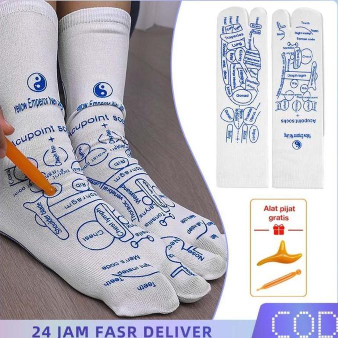 ADX Pijat Massage Socks Titik Pijat Kaki Ginjal Pijat Kaki Massage Shocks Therapy