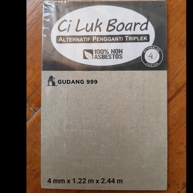 Sar- Grc Board 4Mm / Papan Grc / Ciluk Board / Papan Semen / Semen Board