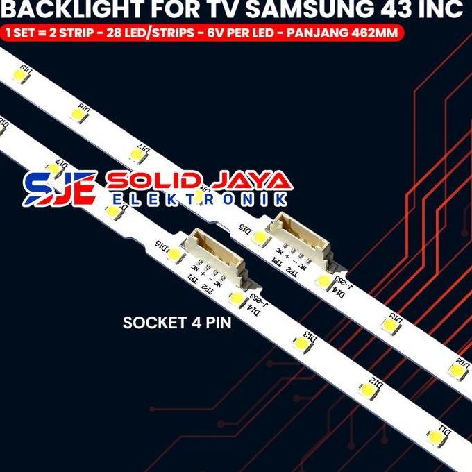 Statio- Backlht Tv Led Samsung 43 Inc Ua 43Nu7100 43Ru7100 43Nu70 43Nu7090 43Nu7140 43Nu7300 43N5500