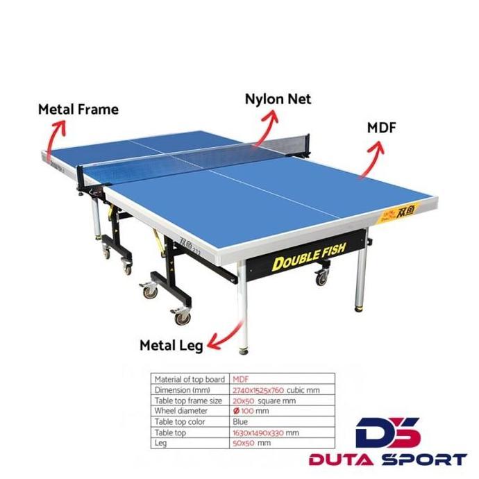 MEJA PINGPONG TENIS MEJA DOUBLE FISH 233