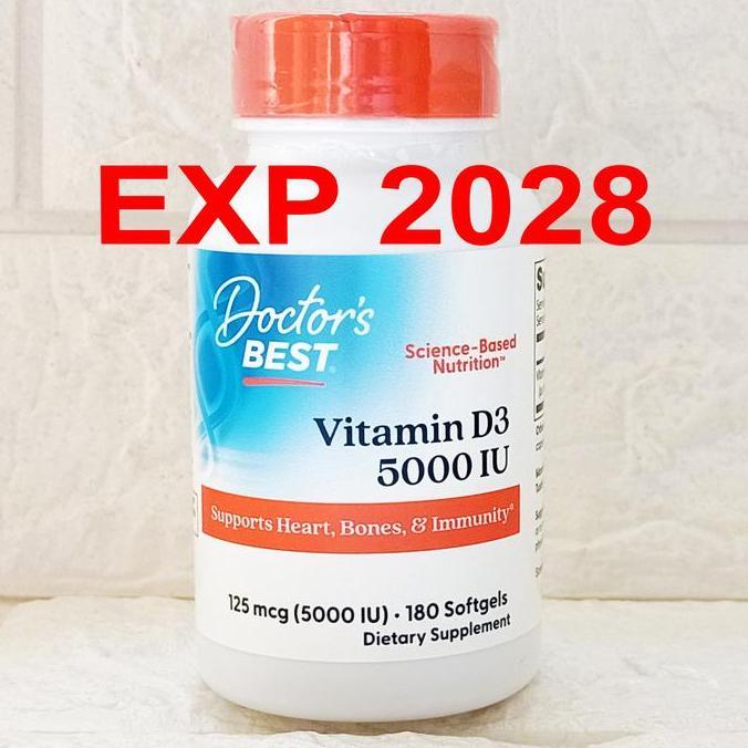 Doctors Best Vitamin D3 5000 IU #180 Doctor's Doctor Best Vit D3 5000