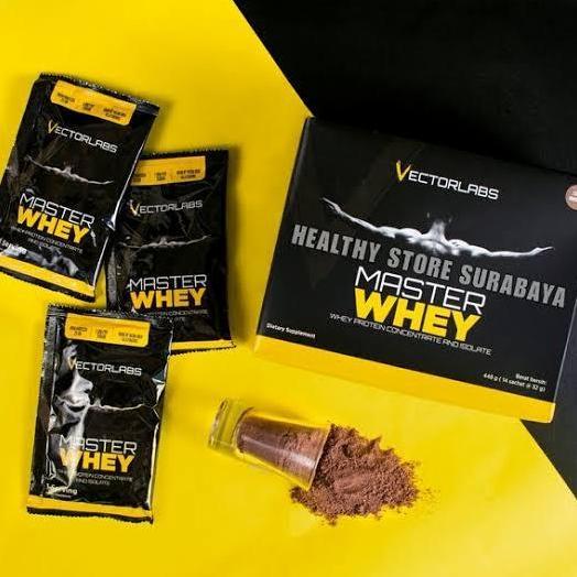 Suplemen Fitness Susu Whey Protein 450g - 14 serving - Susu Gym Murah