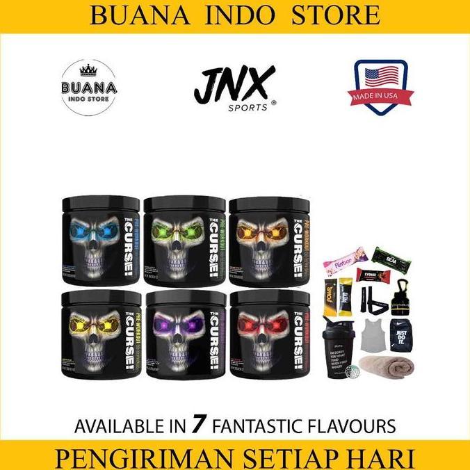 The Curse Pre Workout - Cobralabs JNX Sports 50 servings PWO PreWorkout - Suplemen Fitness