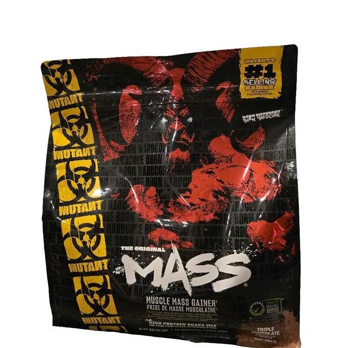 mutant mass 5lb 5 lbs 5lbs mass gainer susu gym penambah massa otot