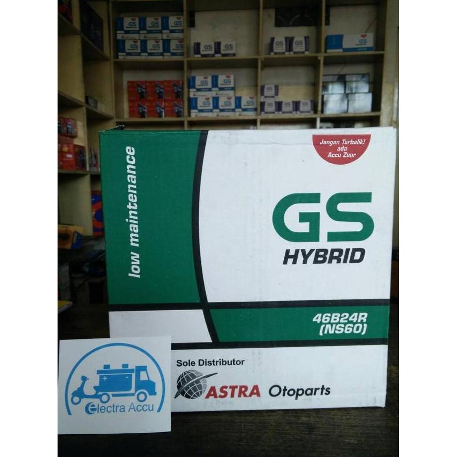 Aki Mobil Toyota Rush GS astra hybrid NS60 aki basah