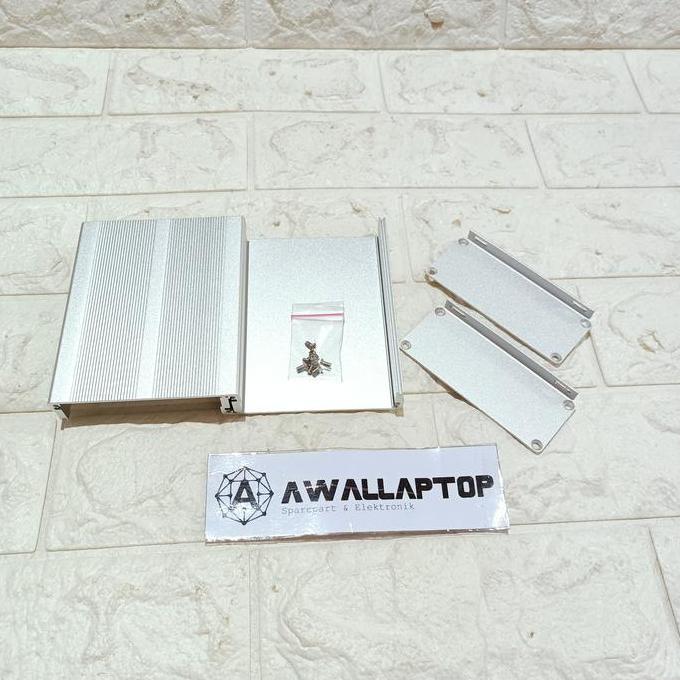 Box Alumunium Silver 120X97X40 150X97X40 Enclosure Pcb Project Kotak