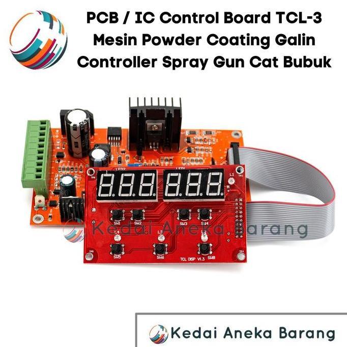 Pcb Tcl-3 Ic Control Board Controller Mesin Powder Coating Display