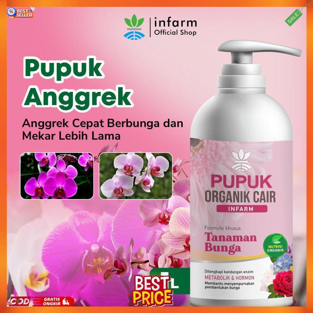 INFARM - Pupuk Anggrek Pupuk Organik Cair Tanaman Bunga 1 Liter POC Bunga Anggrek Pupuk Bunga CD Inf