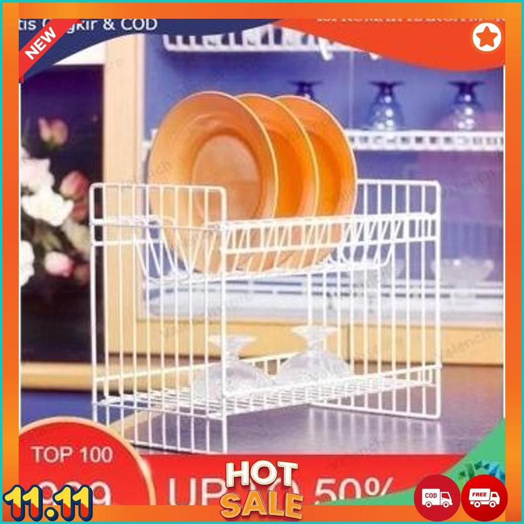 RAK PIRING RPK 02 / RAK PIRING ANTI KARAT / RAK PIRING SUSUN 2 / RPK 02 / RAK DAPUR / RAK PIRING CD 