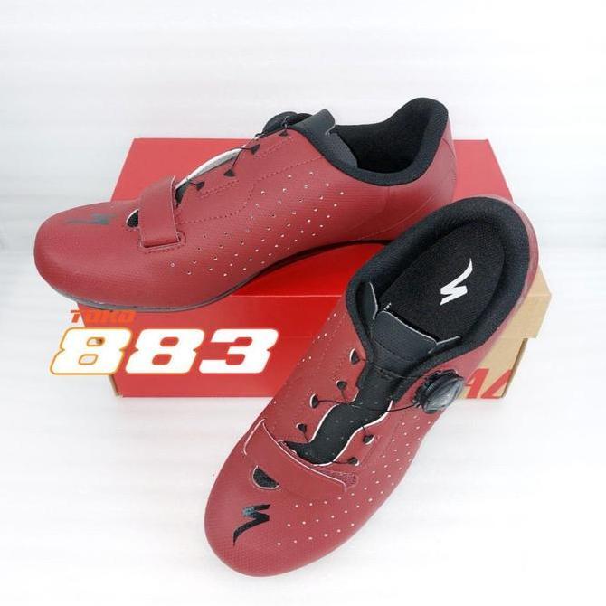Sepatu Road Bike Specialized Torch 1.0 Road Shoes - Merah Marun