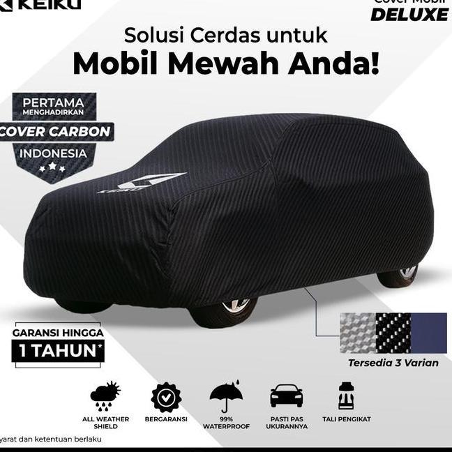 Cover Sarung Tutup 3 Layer Deluxe Platinum Carbon Navy Untuk Body Mobil Avanza Xenia Xpander Cross R