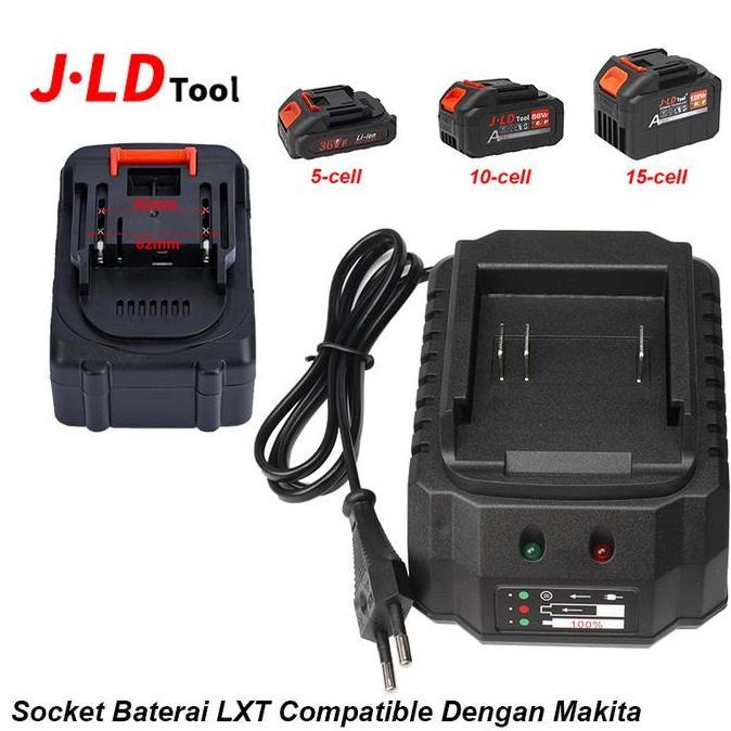 Pwt - Jld Charger Makita Lithium/Fast Charger 21V/12V Adaptor Charger Bor Baterai