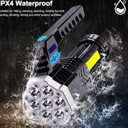 Senter Led 7 Head Senter 7Mata Senter Ronda Senter Led Cob Usb