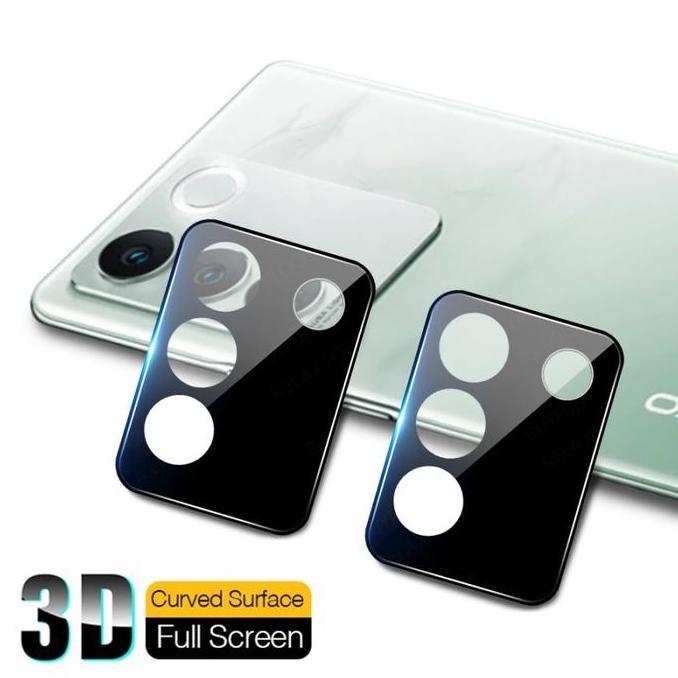 VIVO V27 5G / VIVO 27E CAMERA 3D ROUND EDGE BLACK PREMIUM FRAME