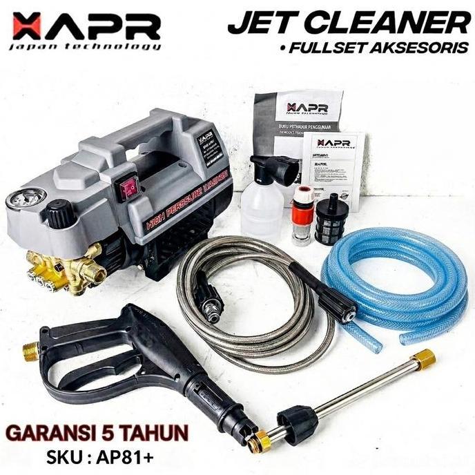 APR MESIN STEAM AP81 BRUSHLESS Jet Cleaner High Preasure Cuci Motor Mobil 400W 10-150 BAR SILENT