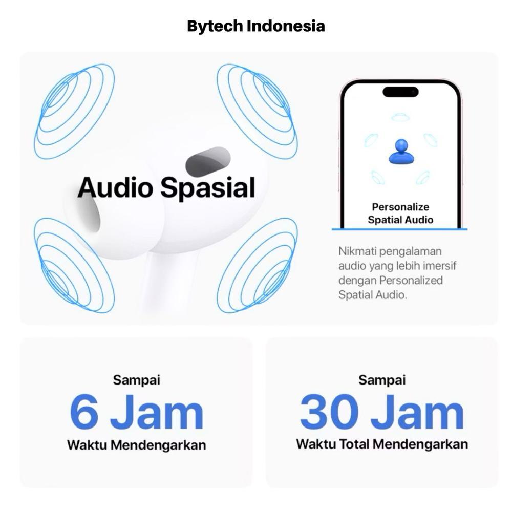 BIG PROMO [BEST SELLER] BYTECH TWS PRO 2 WIRELESS EARPHONE BLUETOOTH + FREE PREMIUM SILICONE SOFTCAS
