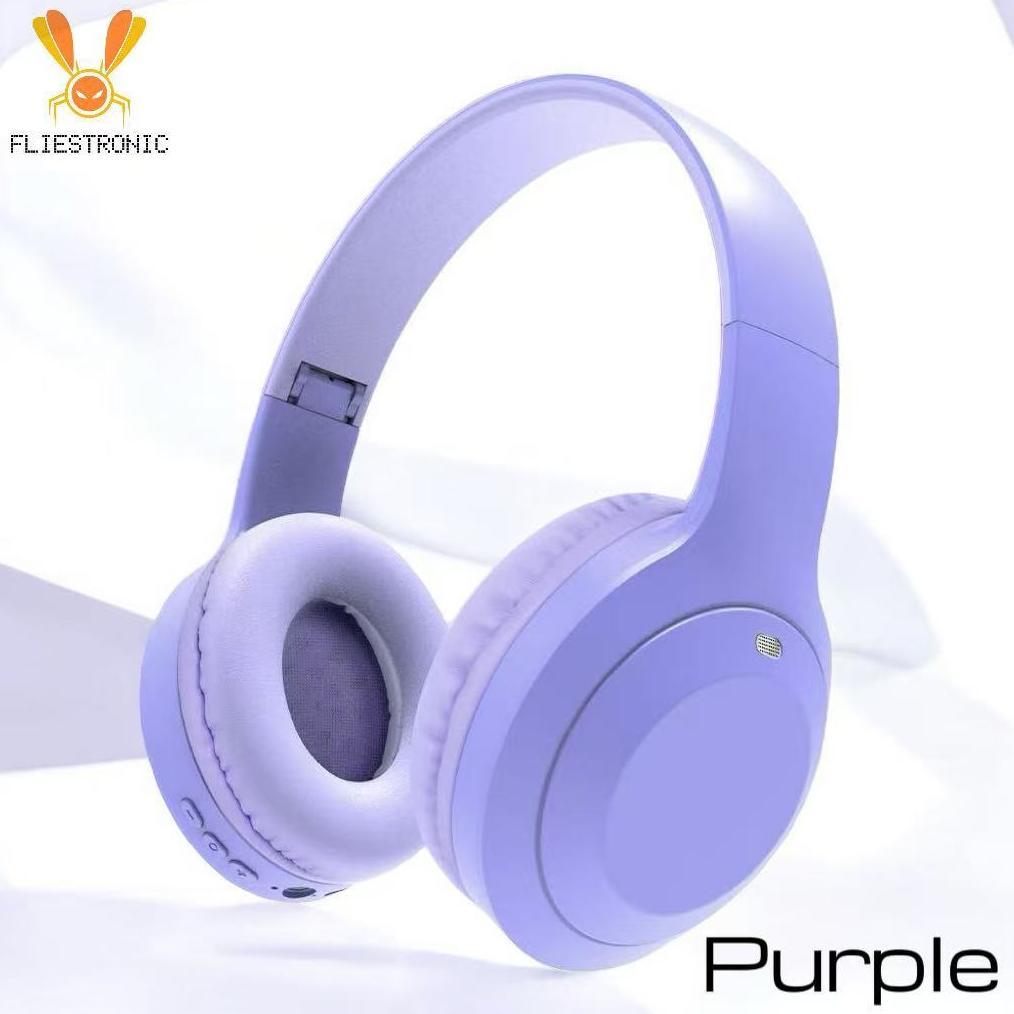 NEW COD FLIESTRONIC L500 HEADPHONE BLUETOOTH / HEADPHONE WIRELESS / HEADPHONE NIRKABEL WITH MICROPHO