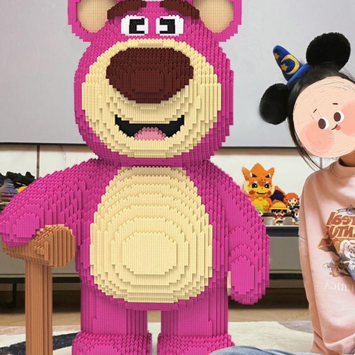 Lotso-11000Pcs Nano Block Violent Bear Series Bricks Education Nano Block / Mainan Nano Balok 3D