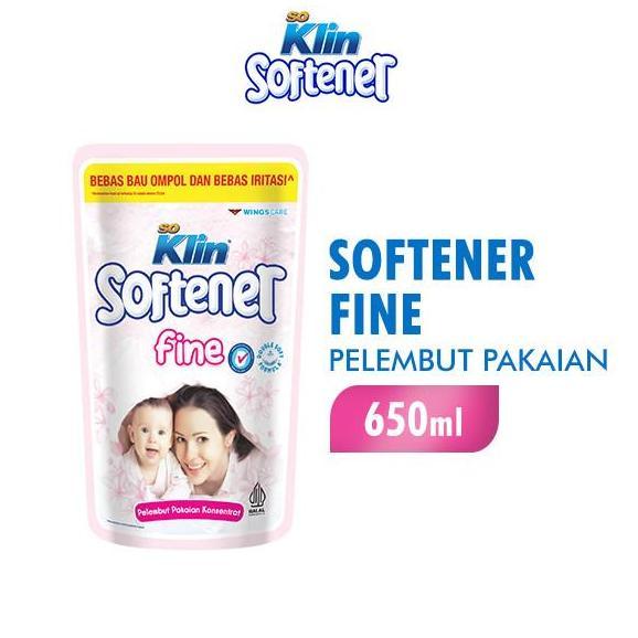 Soklin Softener Fine Pelembut Pakaian 650Ml