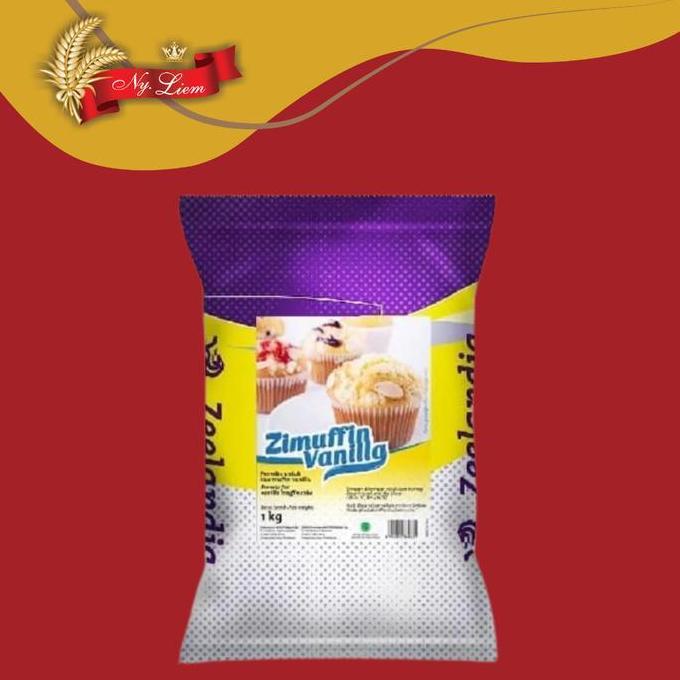 ZEELANDIA Zimuffin Vanilla / Tepung Premix Muffin Vanila 1kg