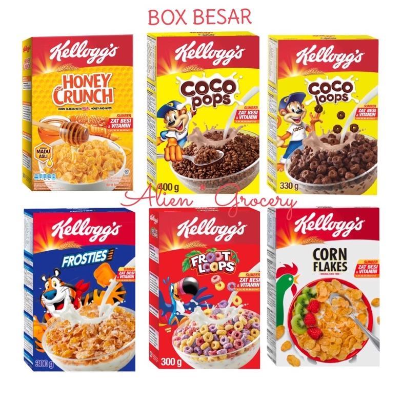 Promo Box Besar Kellog Kellogs Kellogg Kelloggs Honey Crunch Corn Flakes Frosties Coco Loops Cocoa P