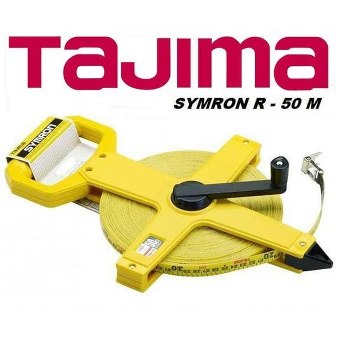Promo Meteran Tajima 50 Meter SYMRON-R - Fiberglass Diskon