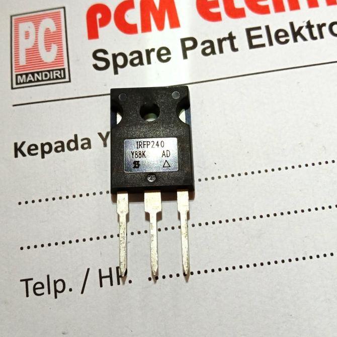 IRFP240 IRFP 240 ASLI ORIGINAL TO247 TO-247 TRANSISTOR MOSFET FET PCMED