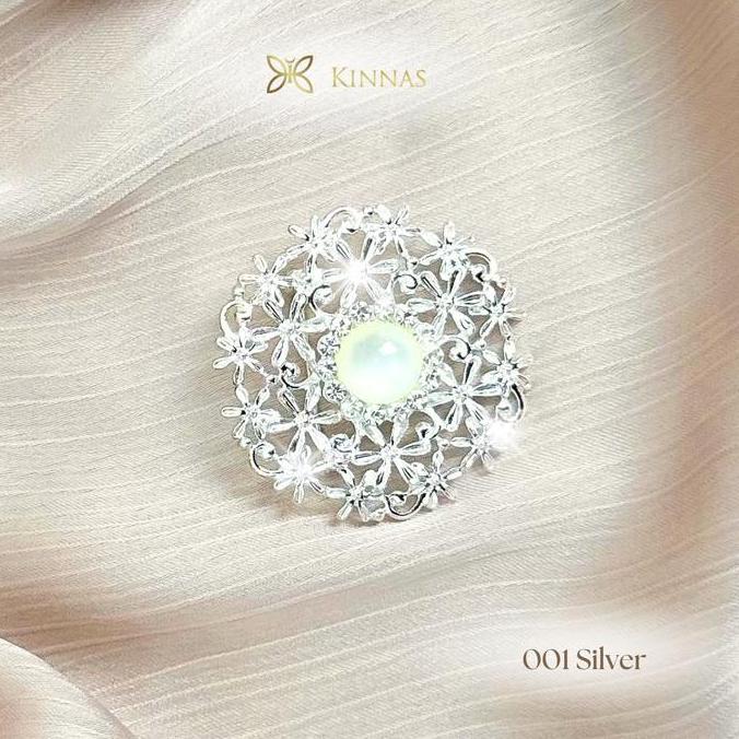 KINNAS - Bross Kebaya Premium - Bross Jilbab Mewah dan Elegan