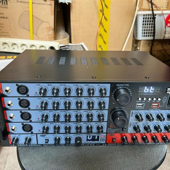 AMPLIFIER BLACKSPIDER KA 9860 DSP AMPLI BLACK SPIDER KA9860