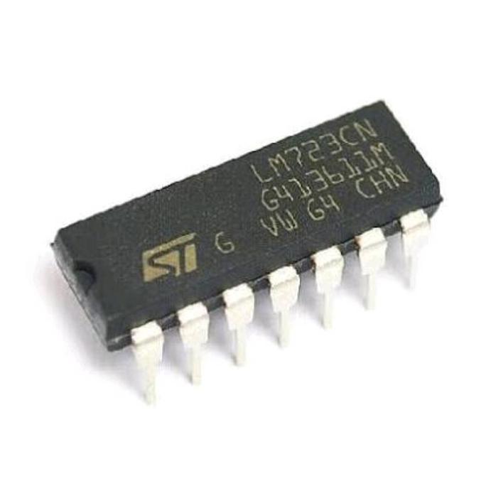 IC LM723 ADJUSTABLE VOLTAGE REGULATOR 2V TO 37V 150MA LM723CN IC IC LM 723CN 723 CN PCMED