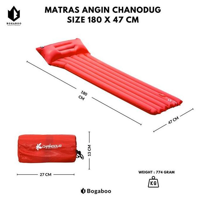 Matras Angin Chanodug - Kasur Angin Tiup Matras Camping Outdoor Gunung