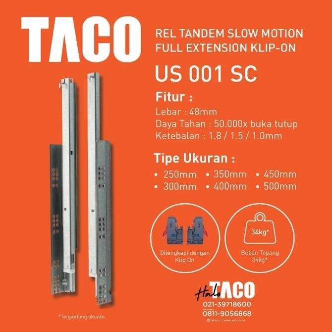 BEBAS ONGKIR - rel tandem taco slowmotion rel laci