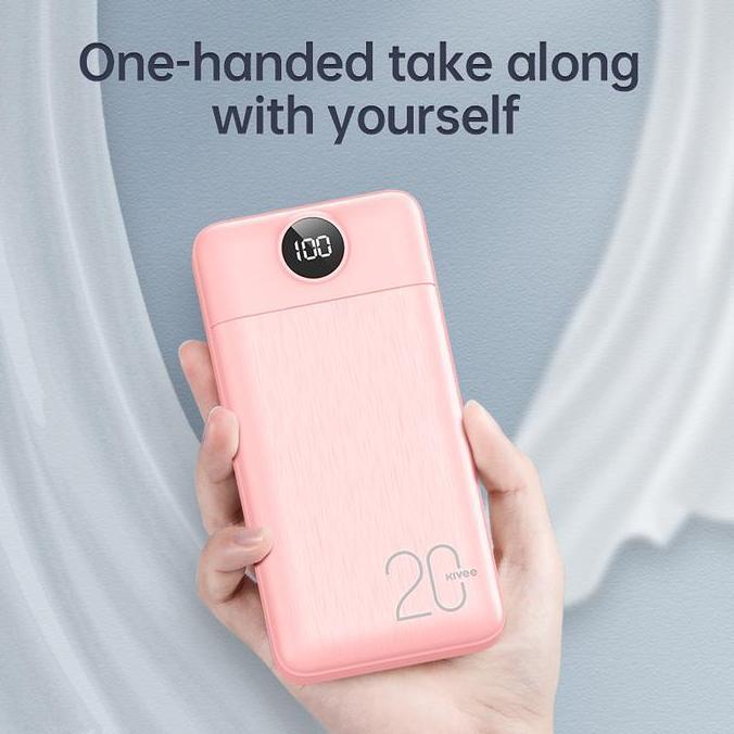 BASIKE 20000mah Powerbank Dengan lampu LED / tampilan baterai LED