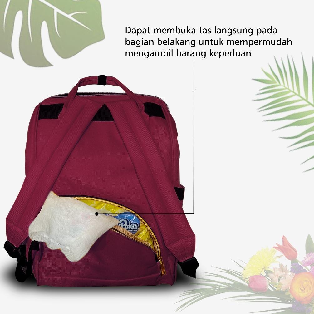 NEW Tas Ransel Bayi Diaper Bag Multifungsi - MONOBE
