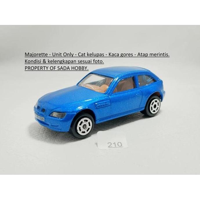 MAJORETTE BMW Z3 COUPE BIRU UNIT ONLY MIX99
