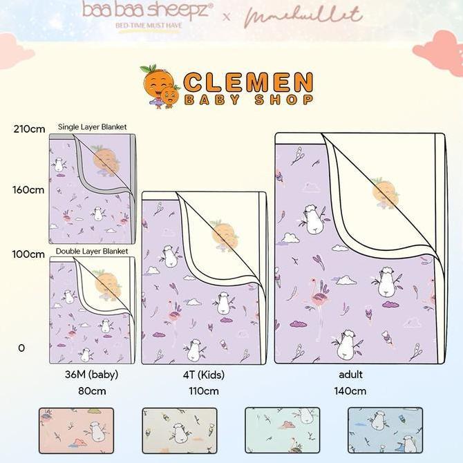 Baabaasheepz X Mmehuillet Double Layer Blanket
