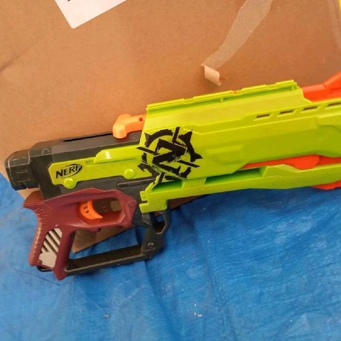 NERF ZOMBIE STRIKE CROSSFIRE BOW BEKAS (MINUS) MIXX27