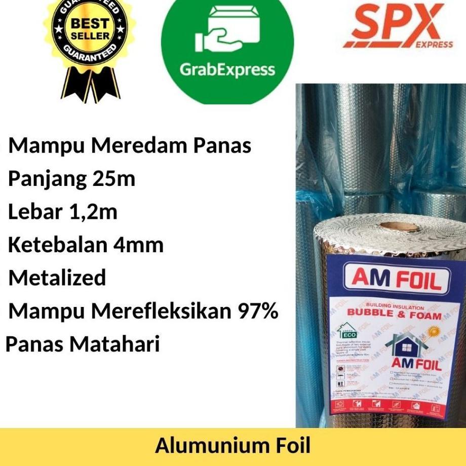 [Instan]Terlaris Alumunium Foil Bubble 4Mm - Alumunium Foil Bubble - Alumunium Foil - Peredam Panas 