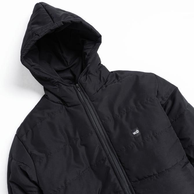 PREMIUM / Lune Puffer Jacket Black | Jaket Puffer Hitam - WNB Indonesia